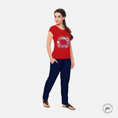 Women's Pocket Claret Red Polar Fleece Pajama Pants – rakeya